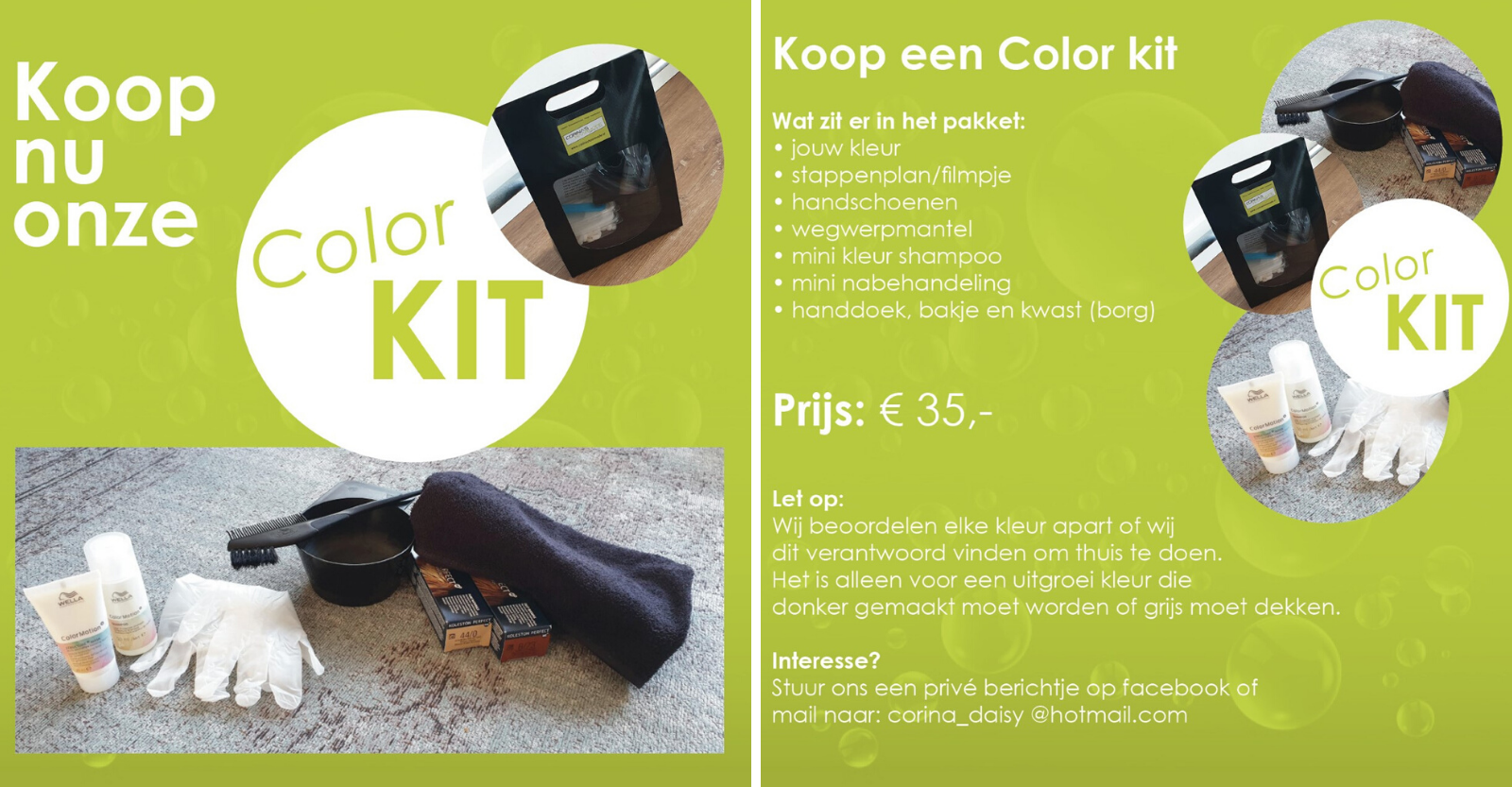 Color Kit Corinas Haarmode Oostzaan